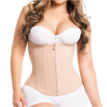 Cargar imagen en el visor de la galería, Fajas Salome 0315-1 Strapless Waist Cincher zipper