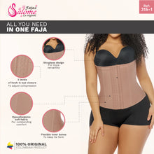 Load image into Gallery viewer, Salome 315 | Tummy Control Waist Trainer Fajas Colombianas with Hooks