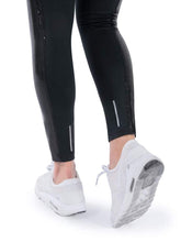 Cargar imagen en el visor de la galería, Leggings Haby negro y verde 62108