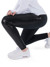 Cargar imagen en el visor de la galería, Leggings Haby negro y verde 62108