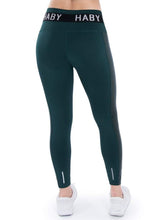 Cargar imagen en el visor de la galería, Leggings Haby negro y verde 62108