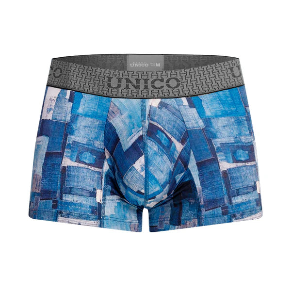 BOXER CORTO TROZO AZUL 25020100110-46 Microfibra/Final Sale