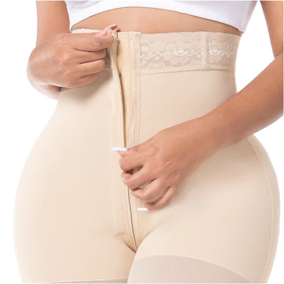 FAJAS MYD 00728 HOURGLASS POST SURGERY BBL EXTRA HIGH WAIST SHAPEWEAR T SHORTS FOR TUMMY CONTROL / POWERNET
