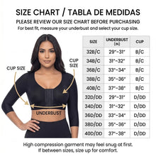 Cargar imagen en el visor de la galería, Brasier Moldeador de Postura Up Lady Ref. 6208 con Mangas
