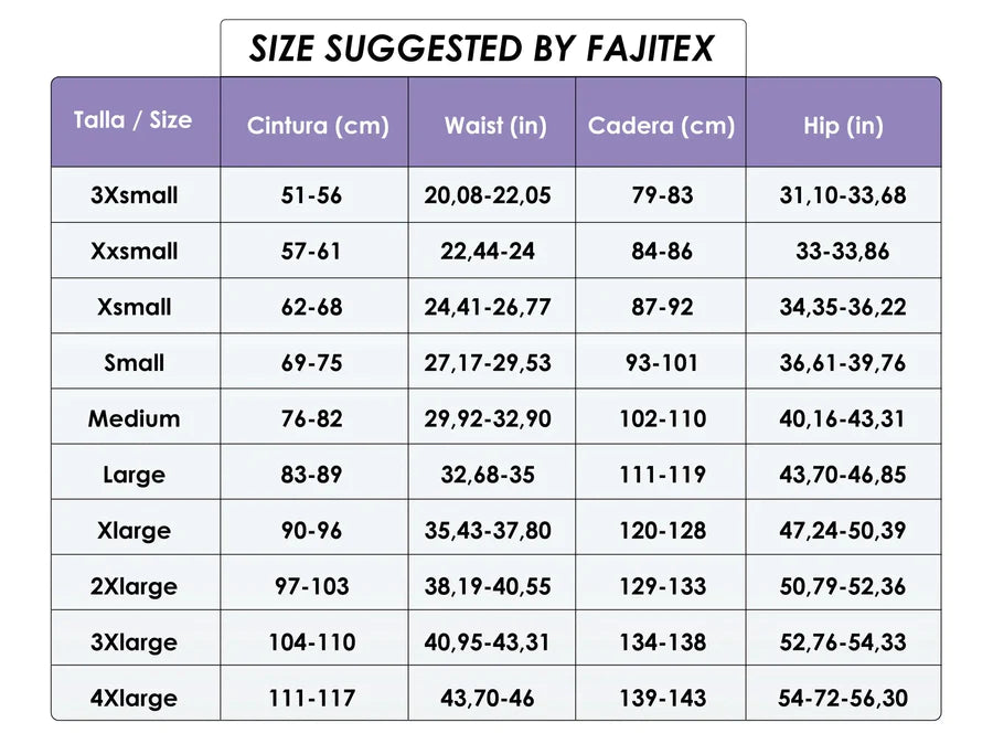 FAJITEX 44650 Soft compression and extra short butt lifter.