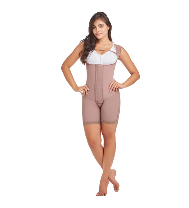 M&D Shapewear: 0768 - Mid Thigh Slimming Compression Body Shaper with -  Showmee Store