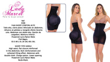 Cargar imagen en el visor de la galería, Faja short strapless levanta cola Up Lady Ref. 6166
