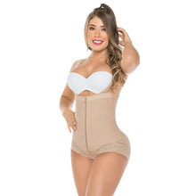 Cargar imagen en el visor de la galería, Faja Body Manga Sisa y Panty con Encaje Salomé 0411
