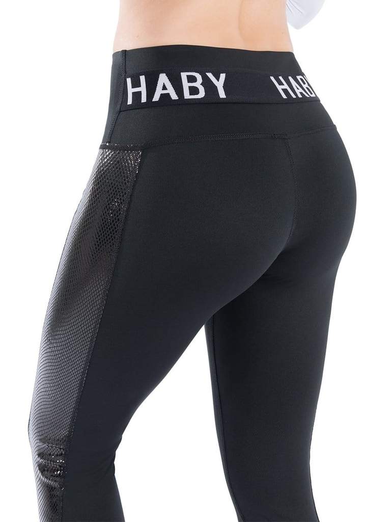 Haby black and green leggings 62108