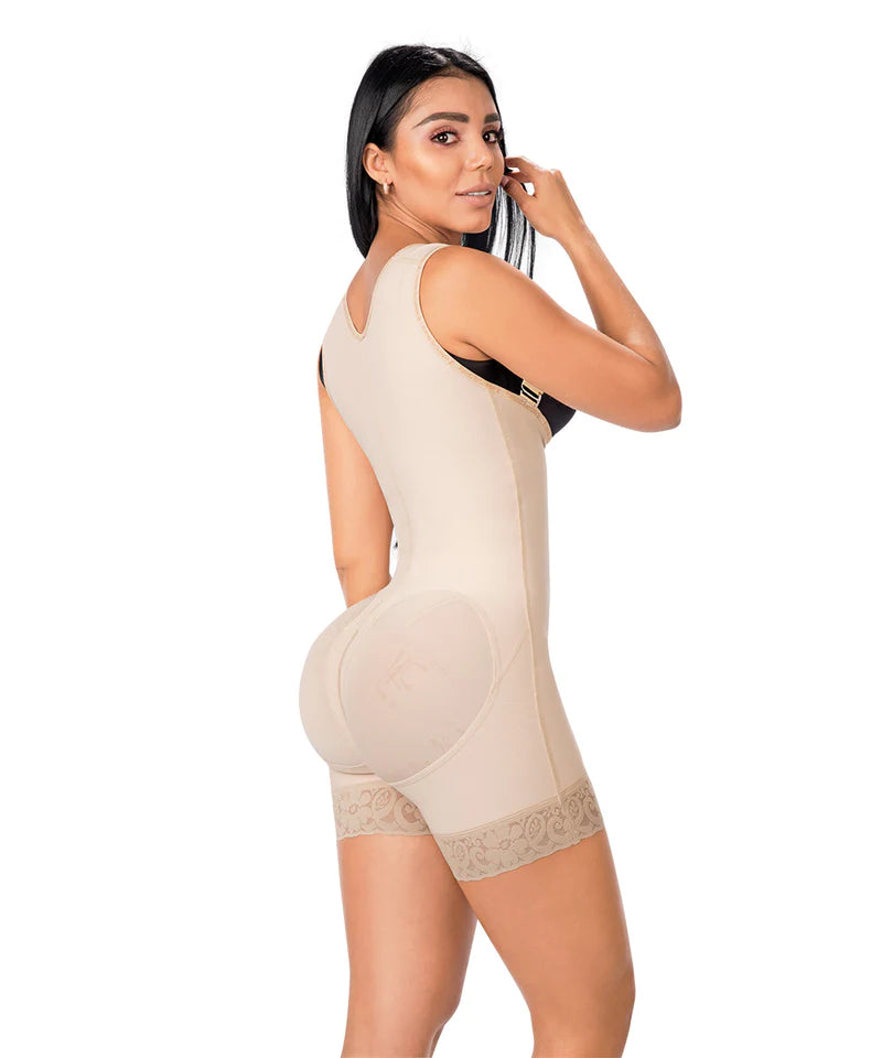 Fajas Colombian Skims Shapewear Short High Waist Large Size Tummy Control  Thigh Slimming Technology Underwear Bbl Women's Corset Beige