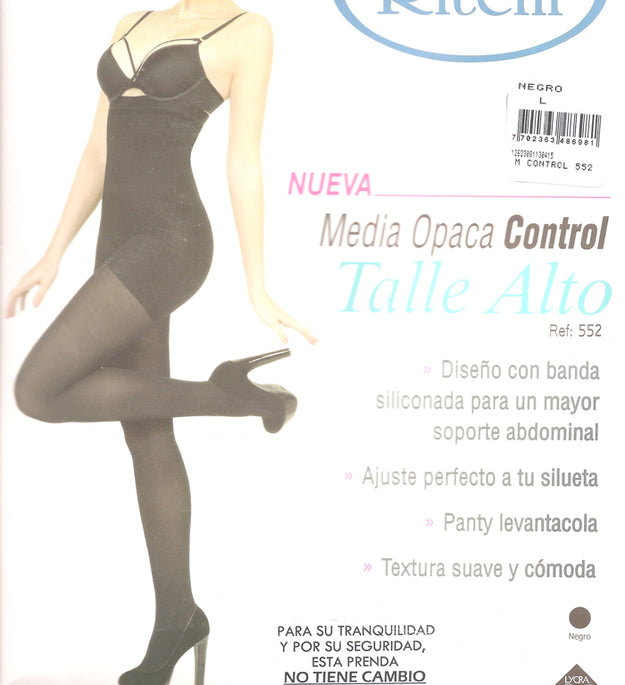 Media panty opaca control abdomen Ref. 552