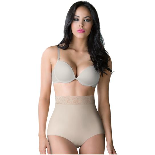 Seamless Shaper Butt-Lift High Panty Capri - Body Shapers Shapewear And  Fajas Beige at  Women's Clothing store