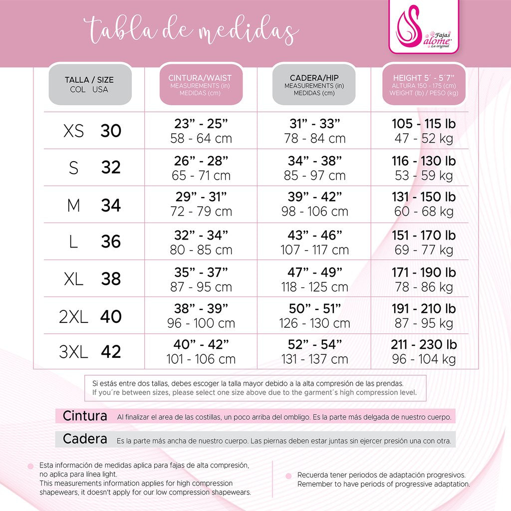 Body faja moldeadora Salomé 0212