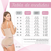 Cargar imagen en el visor de la galería, Faja Body Manga Sisa y Panty con Encaje Salomé 0411
